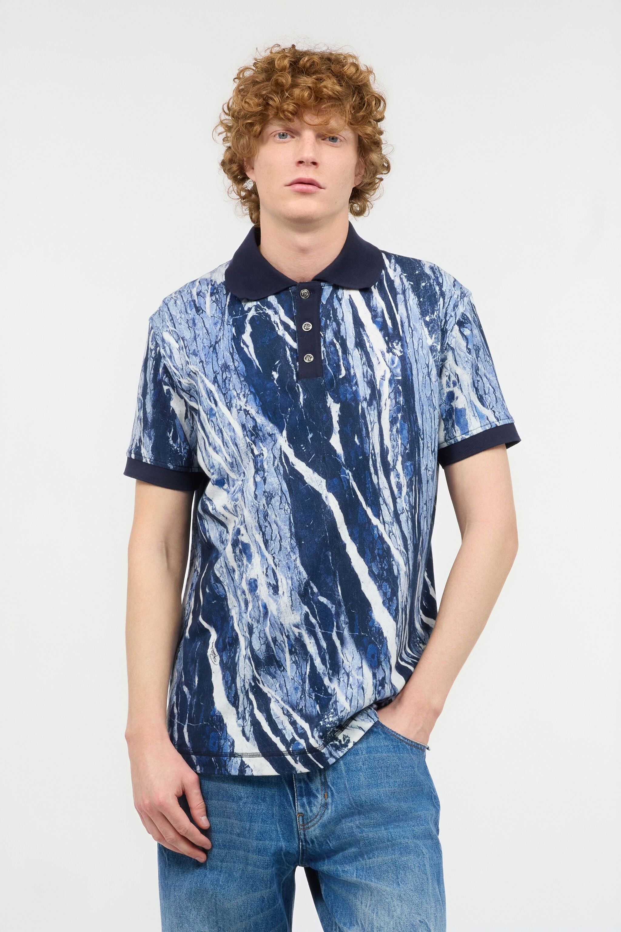 Polo Shirt With Rubane Print - 3