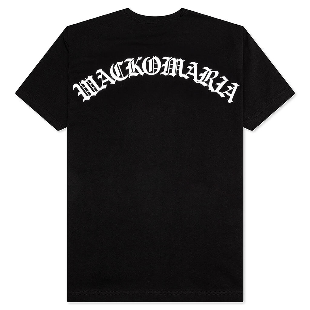WASHED HEAVYWEIGHT CREWNECK T-SHIRT TYPE 2 - BLACK - 2
