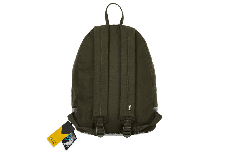 PALACE X-PAC COTTON CANVAS BACKPACK OLIVE 3