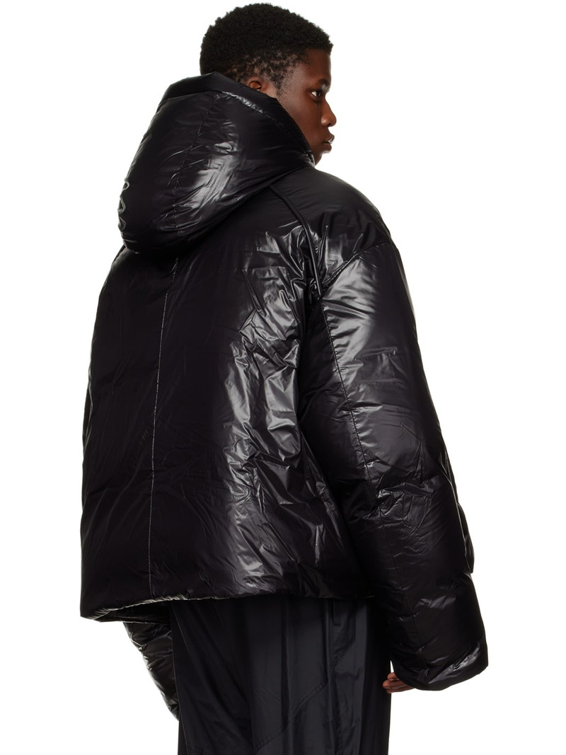 Black Simple Down Jacket 3