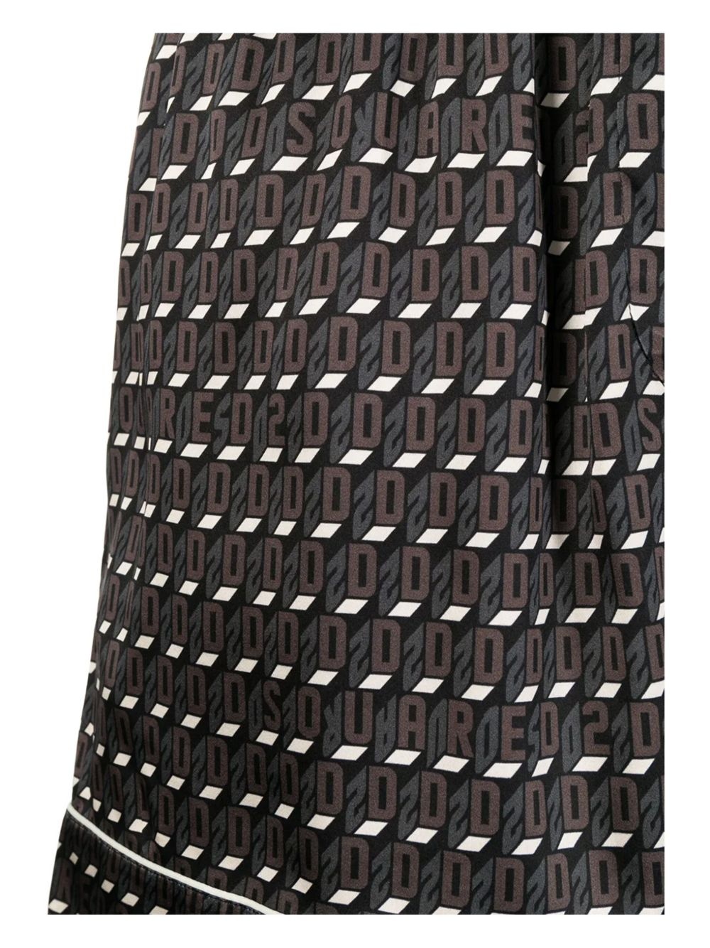 logo-print drawstring swim shorts - 2