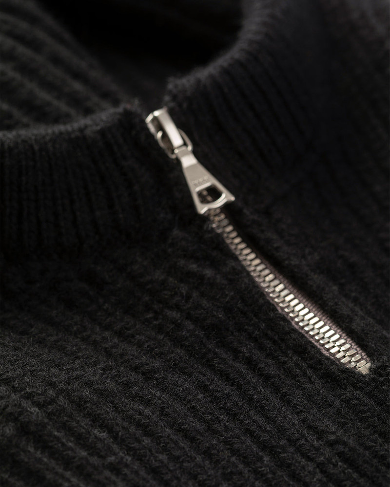 Johnstons of Elgin Nevis Black Cashmere Hood outlook