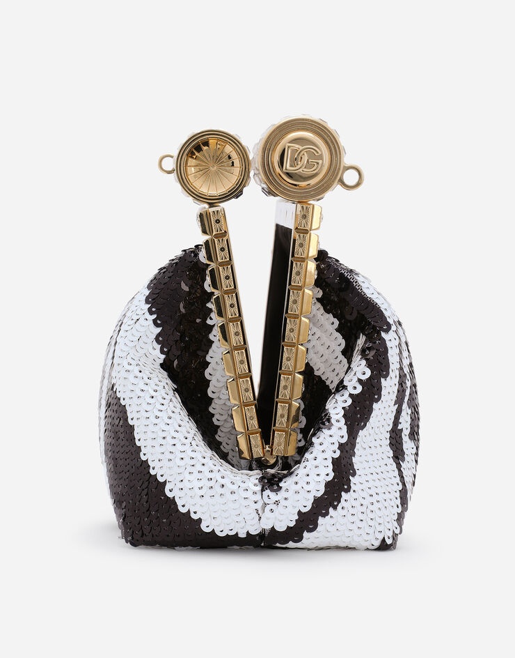 Sequined zebra-design bag - 6