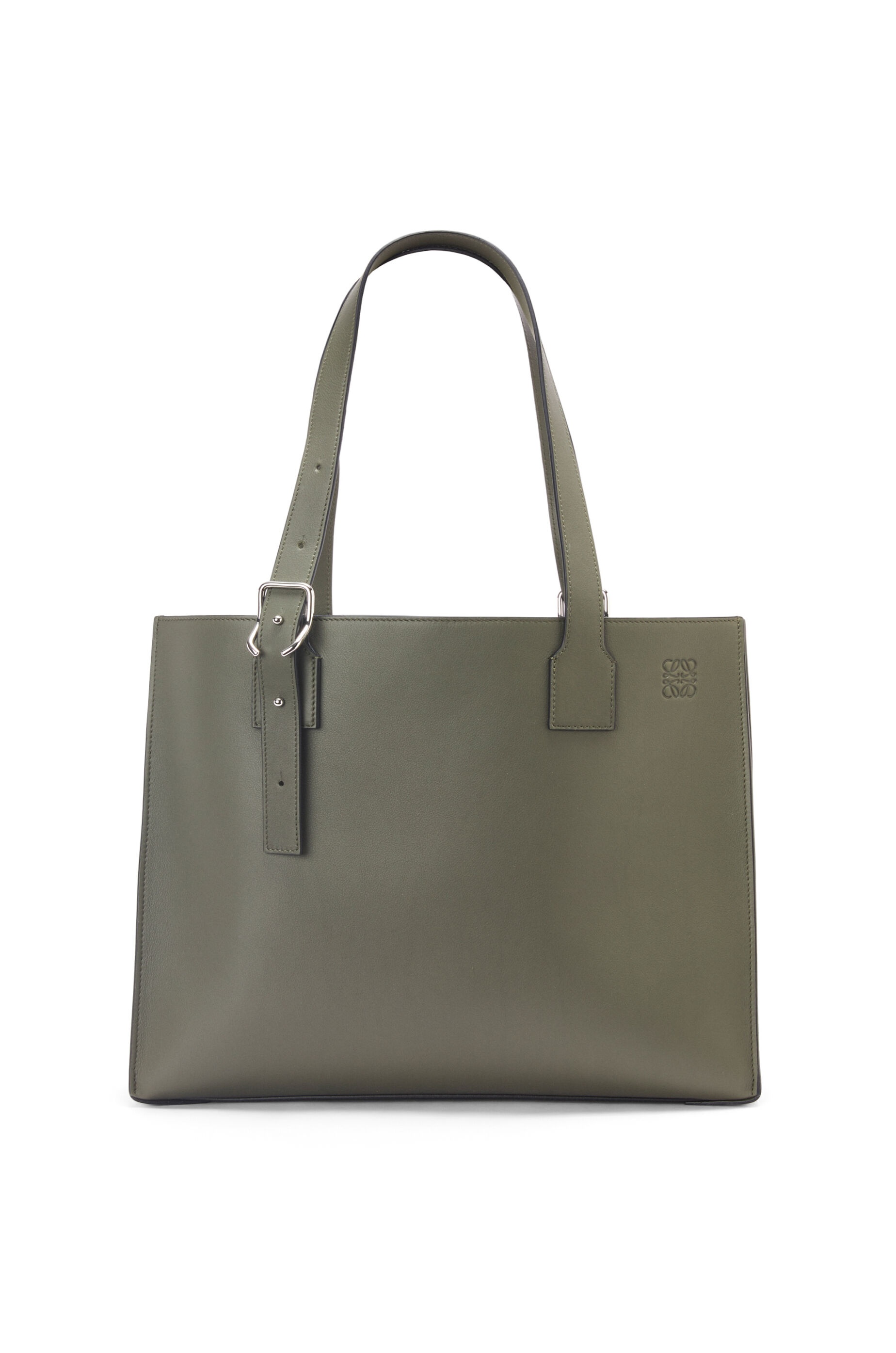 Buckle Horizontal Tote in classic calfskin - 1