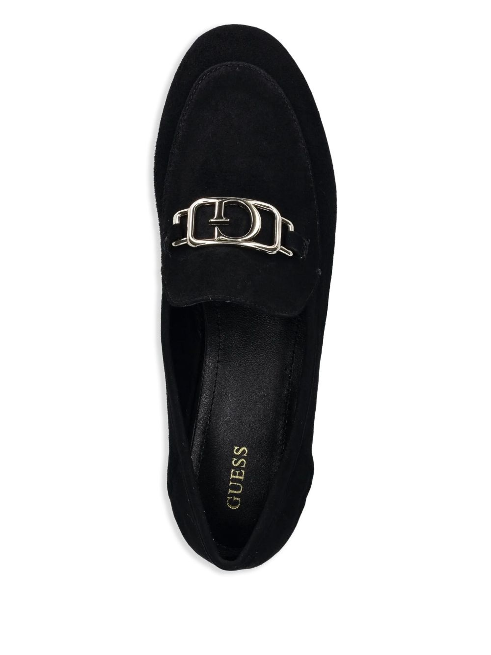 logo-plaque loafers - 4