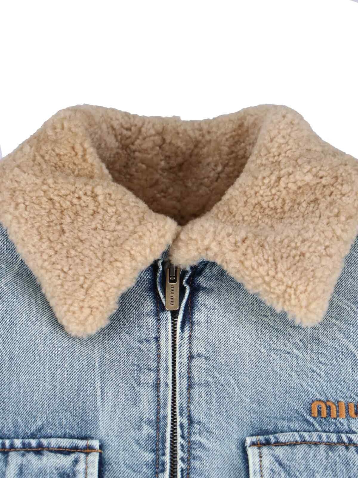 LOGO DENIM JACKET - 5