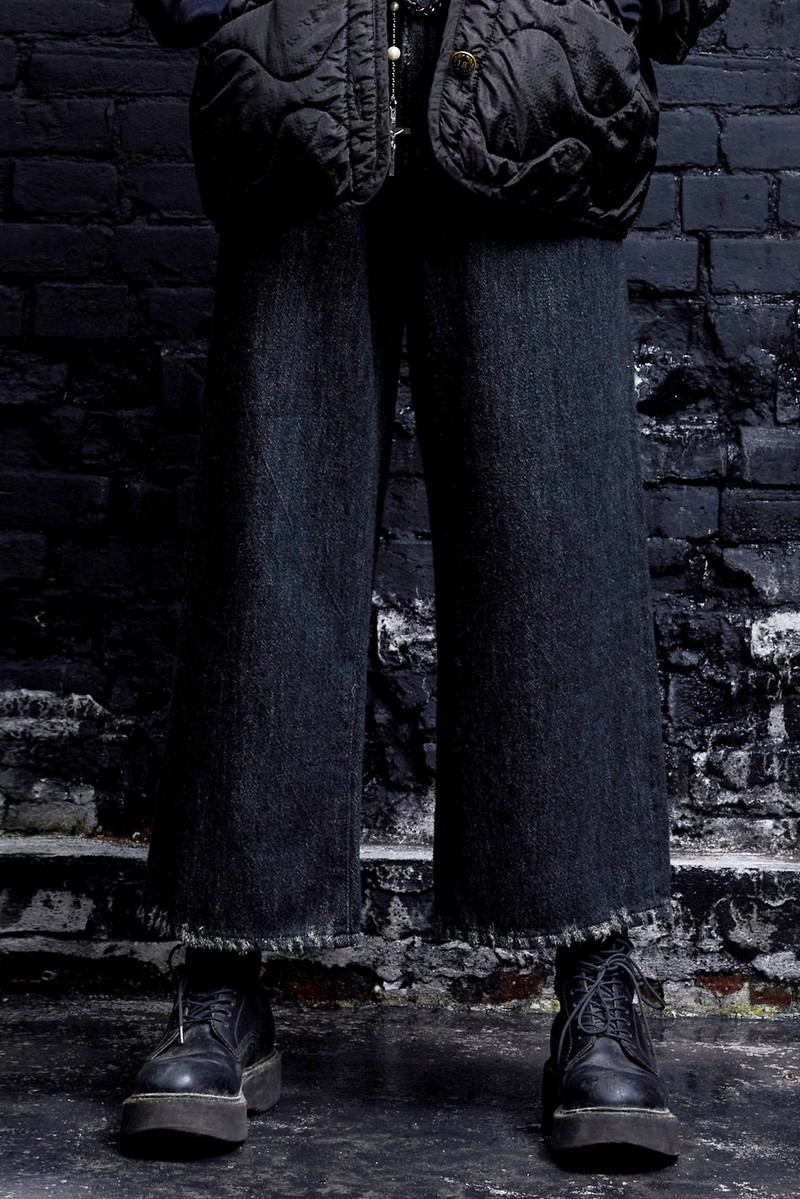 ANKLED D'ARCY JEAN - KOZE RINSED BLACK 1