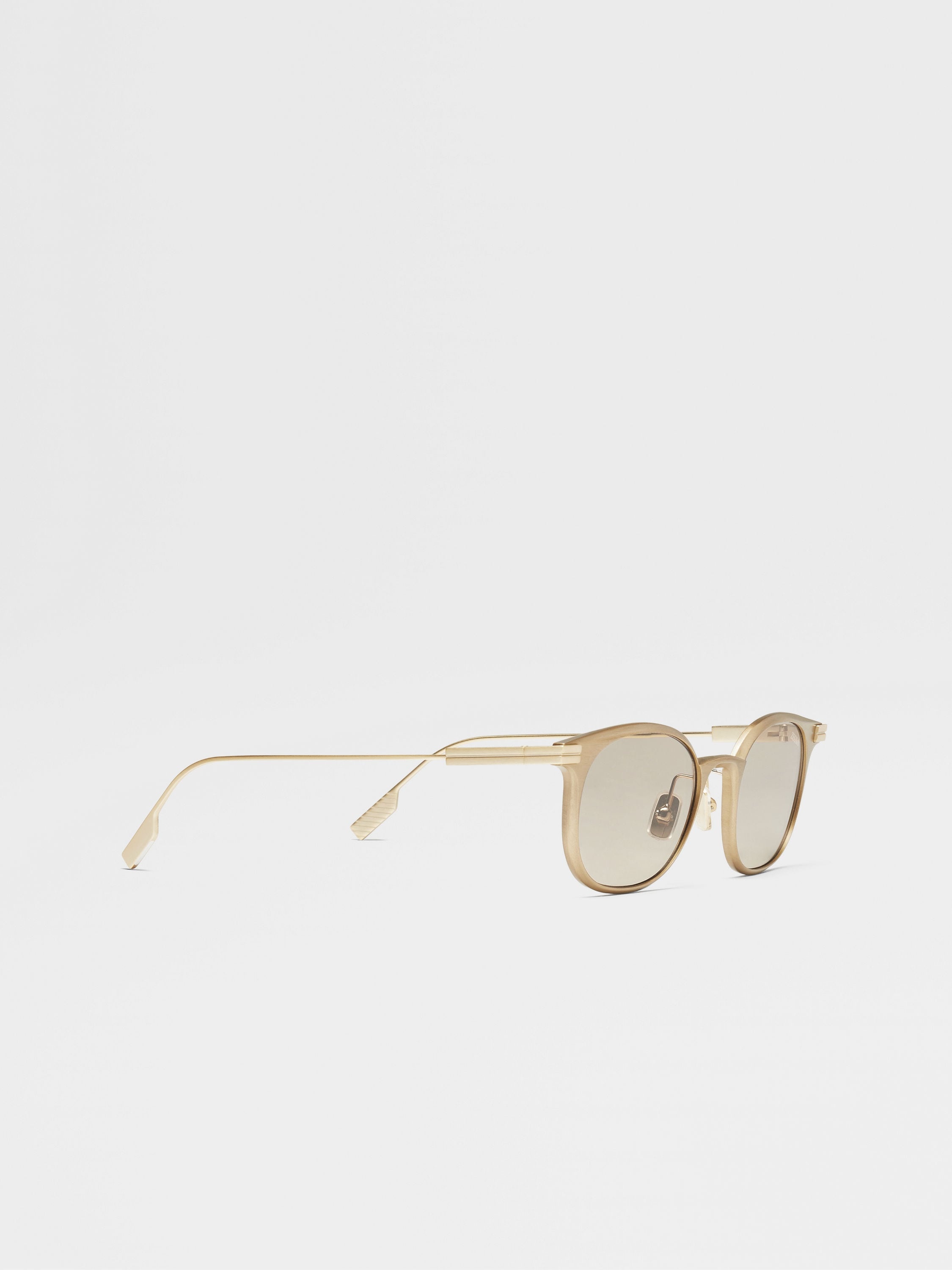 LIGHT GOLD ALUMINIUM SUNGLASSES - 3