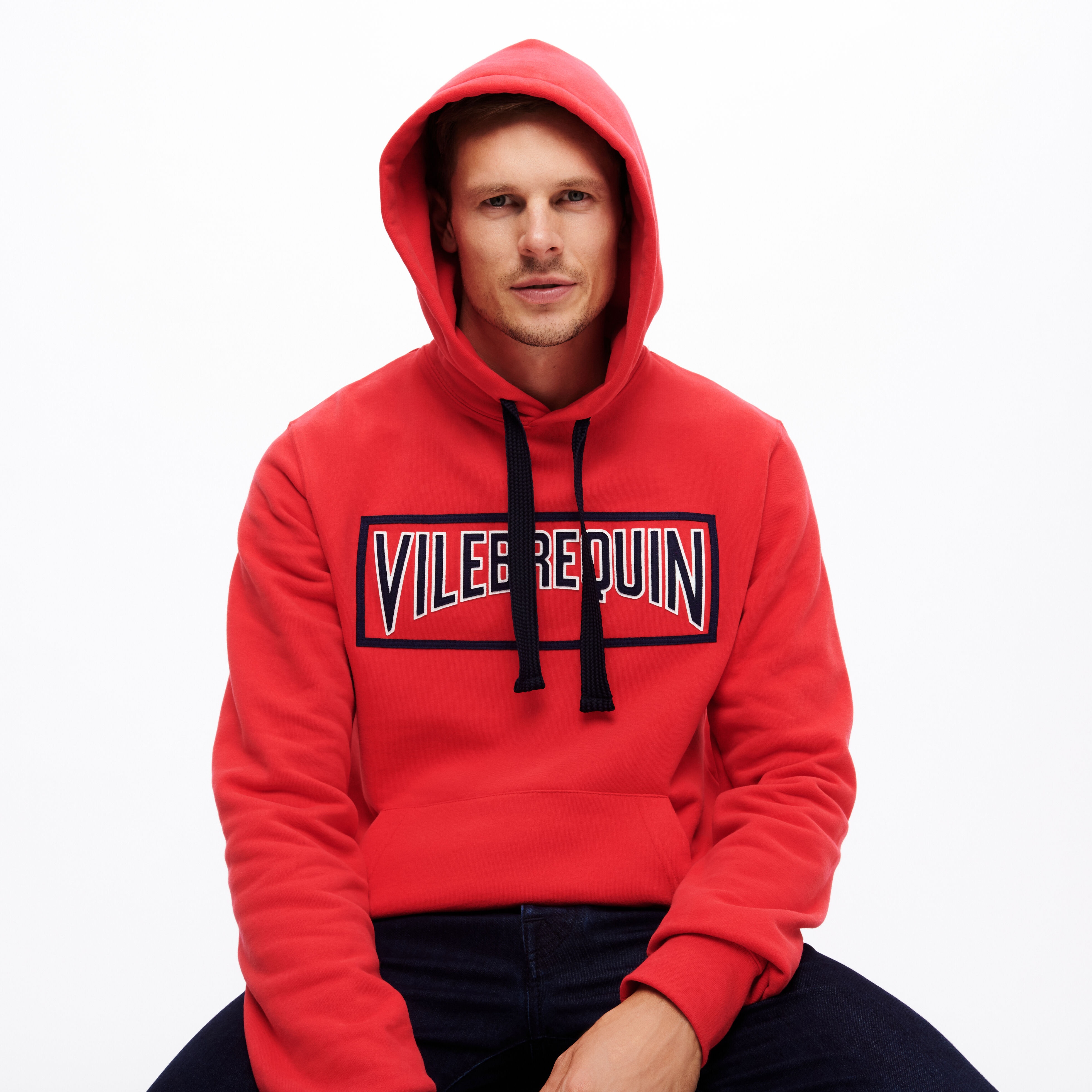 Men Cotton Hoodie Sweatshirt Solid - 3