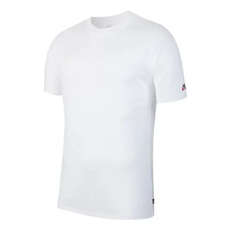 Men's Nike SB Skateboard Short Sleeve White T-Shirt CW6946-100 - 1