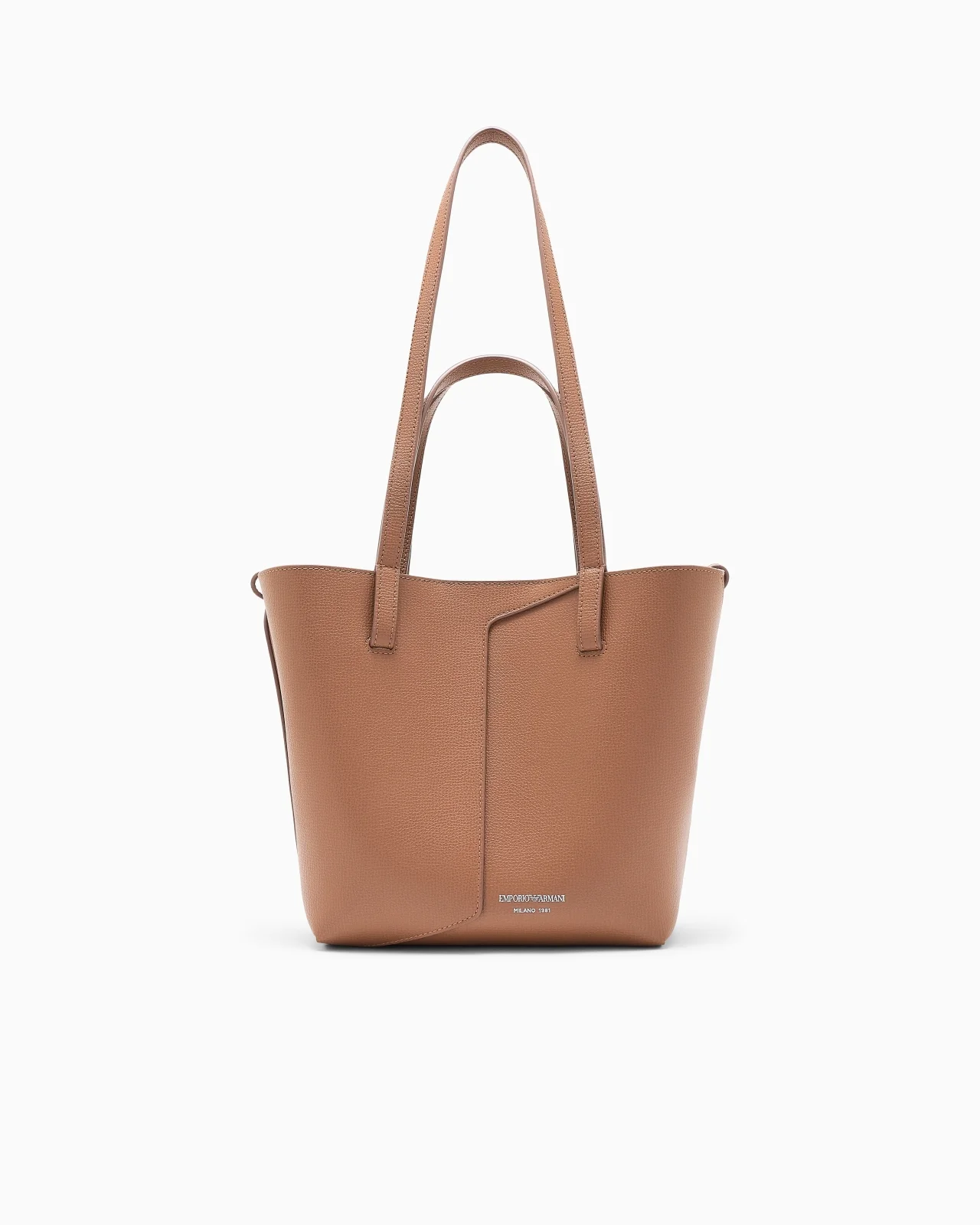 EMPORIO ARMANI 1981 LEATHER SHOULDER BAG - 1