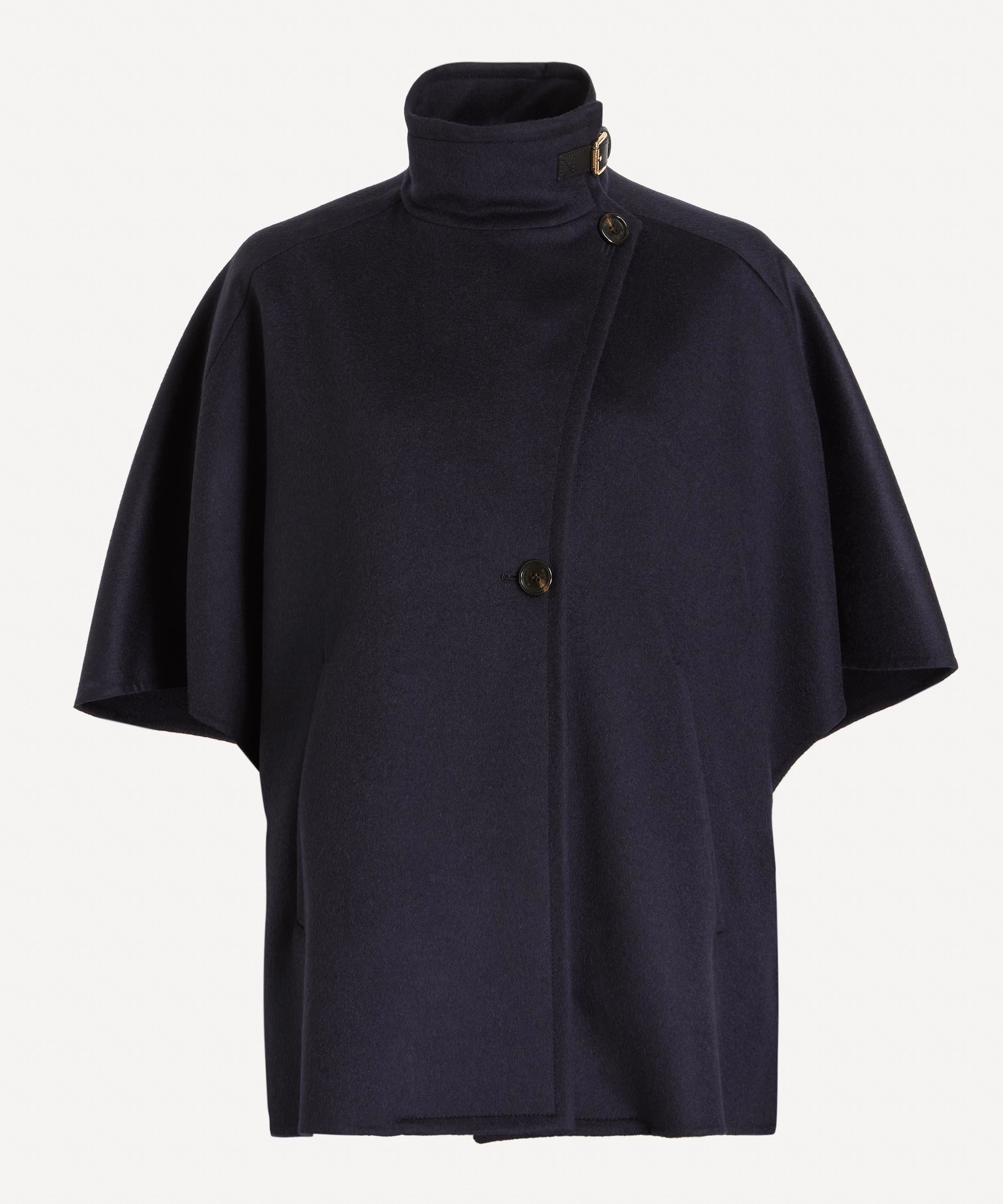 Derrik Cashmere Broadcloth Cape - 1