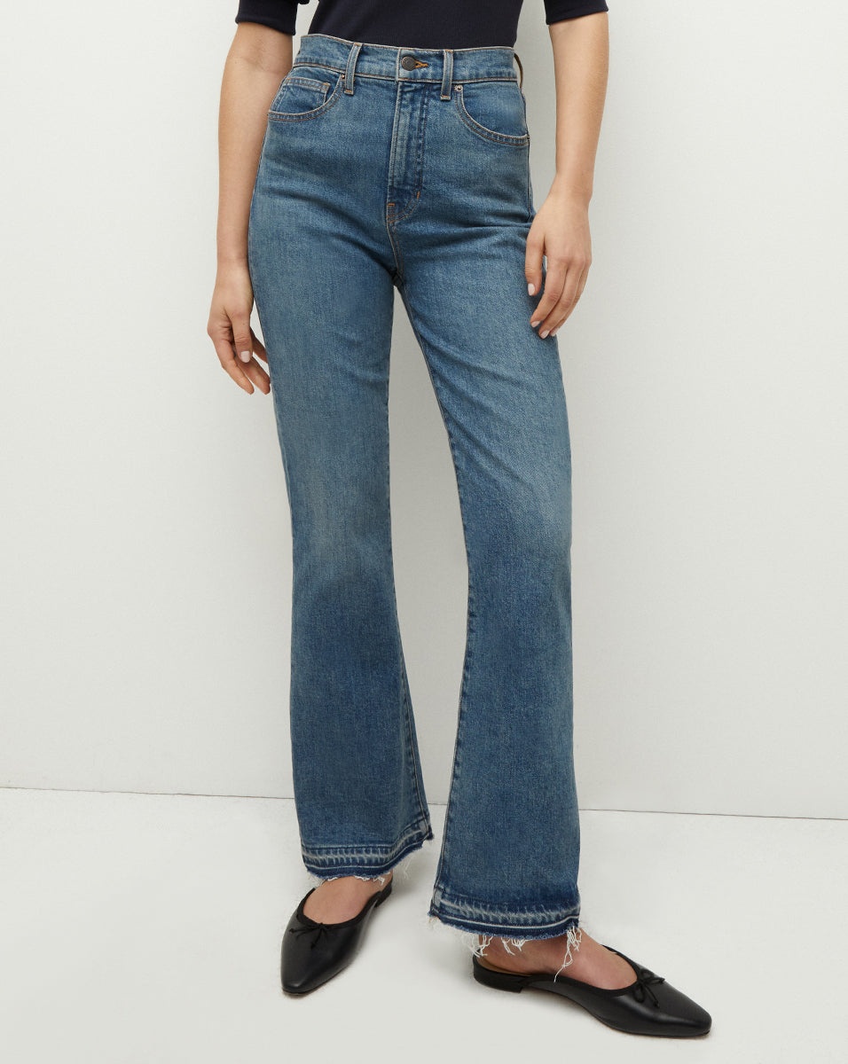 CARSON KICK-FLARE JEAN | RELEASED HEM - 3