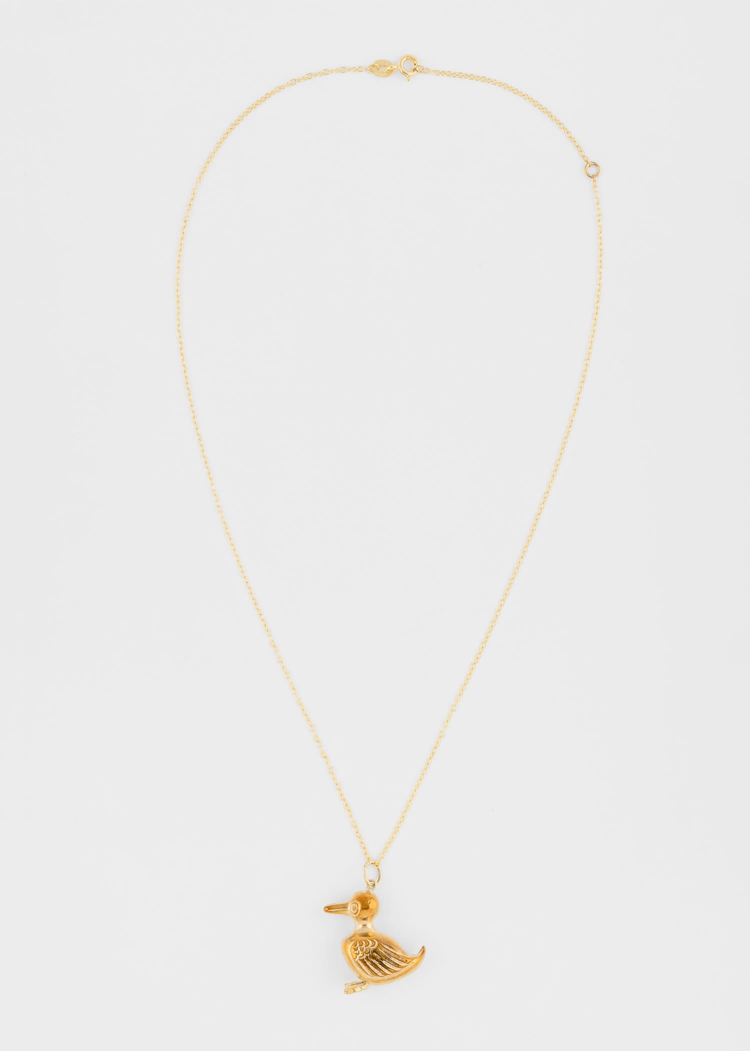 'Gold, Glorious Gold! Duck' Vintage Gold Necklace - 3