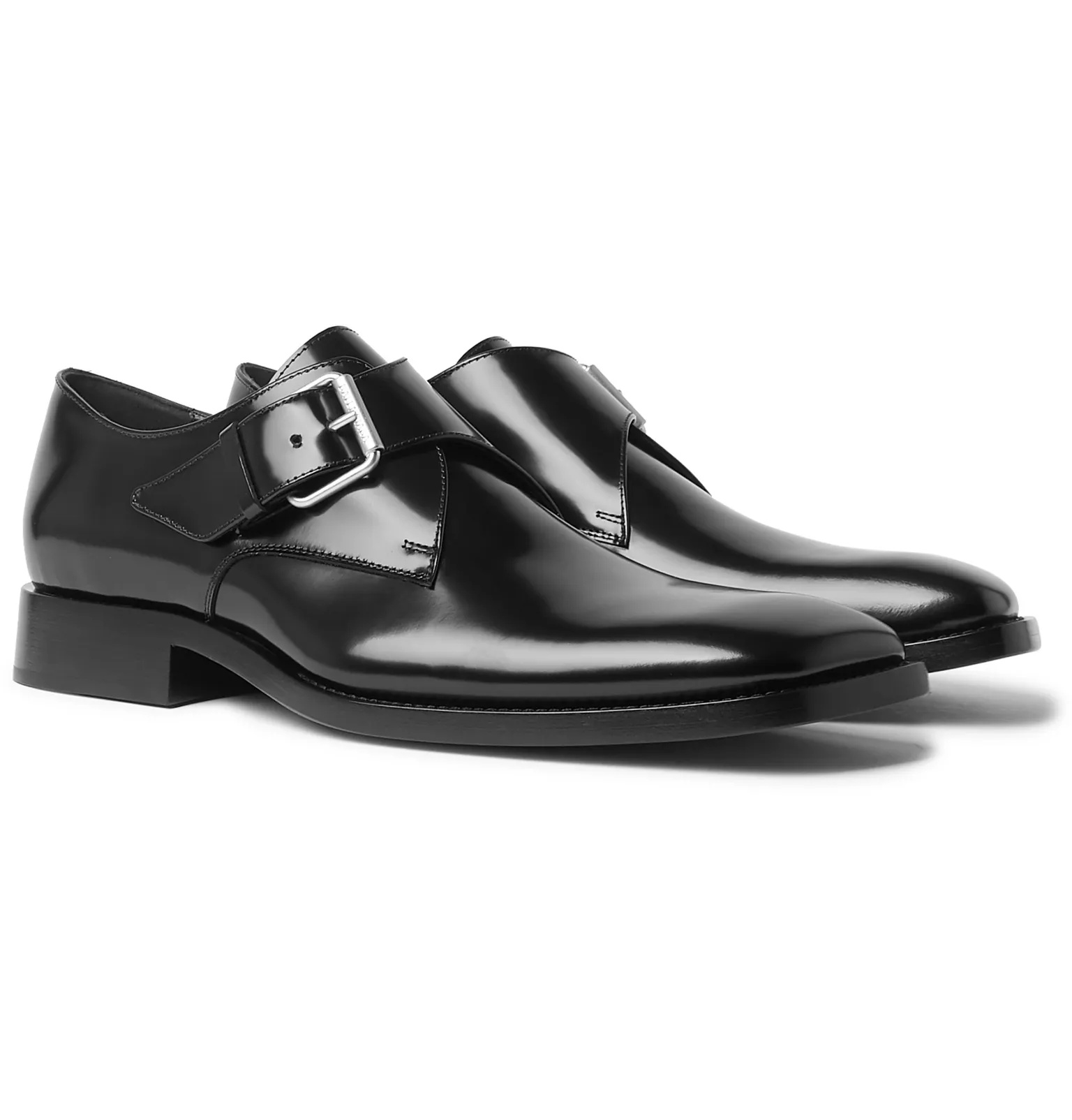 Patent-Leather Monk-Strap Shoes - 2