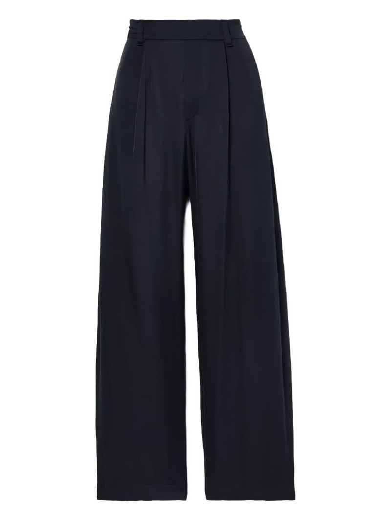 pleated wide-leg trousers 1