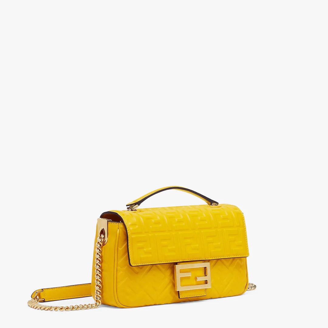 Yellow nappa leather bag - 2