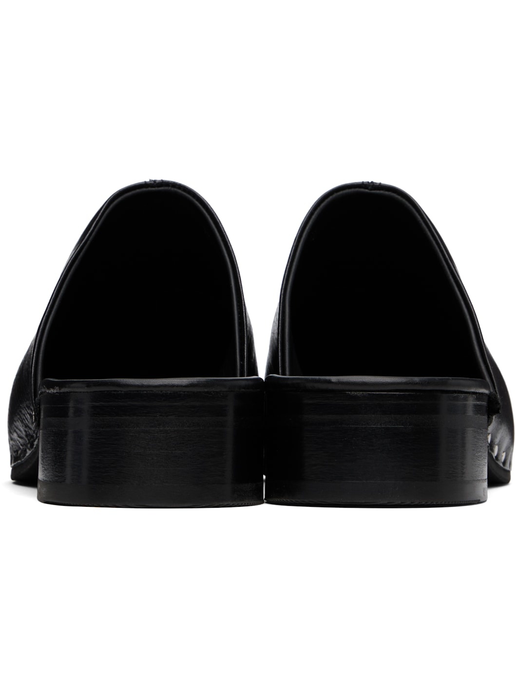 Black Naoto Clogs - 2