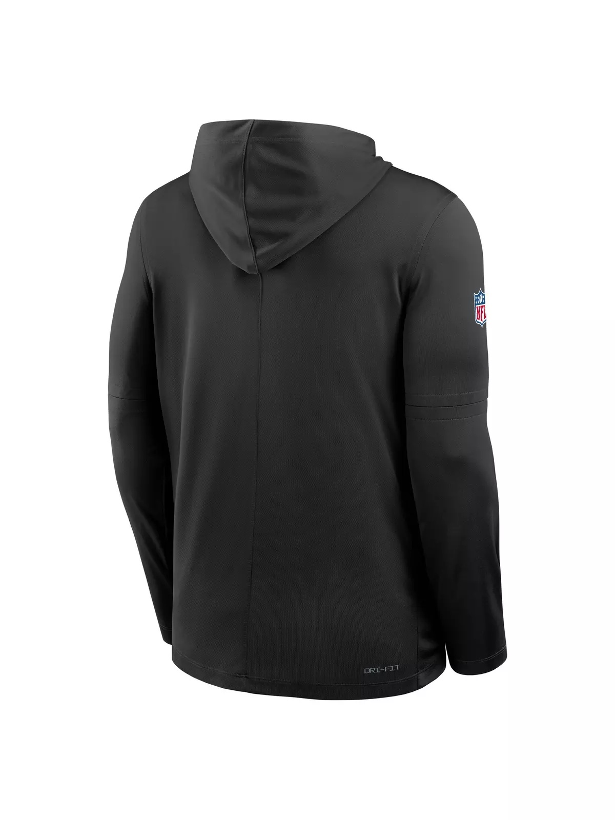 Los Vegas Raiders Long Sleeve Hoodie Tee-Black - 2