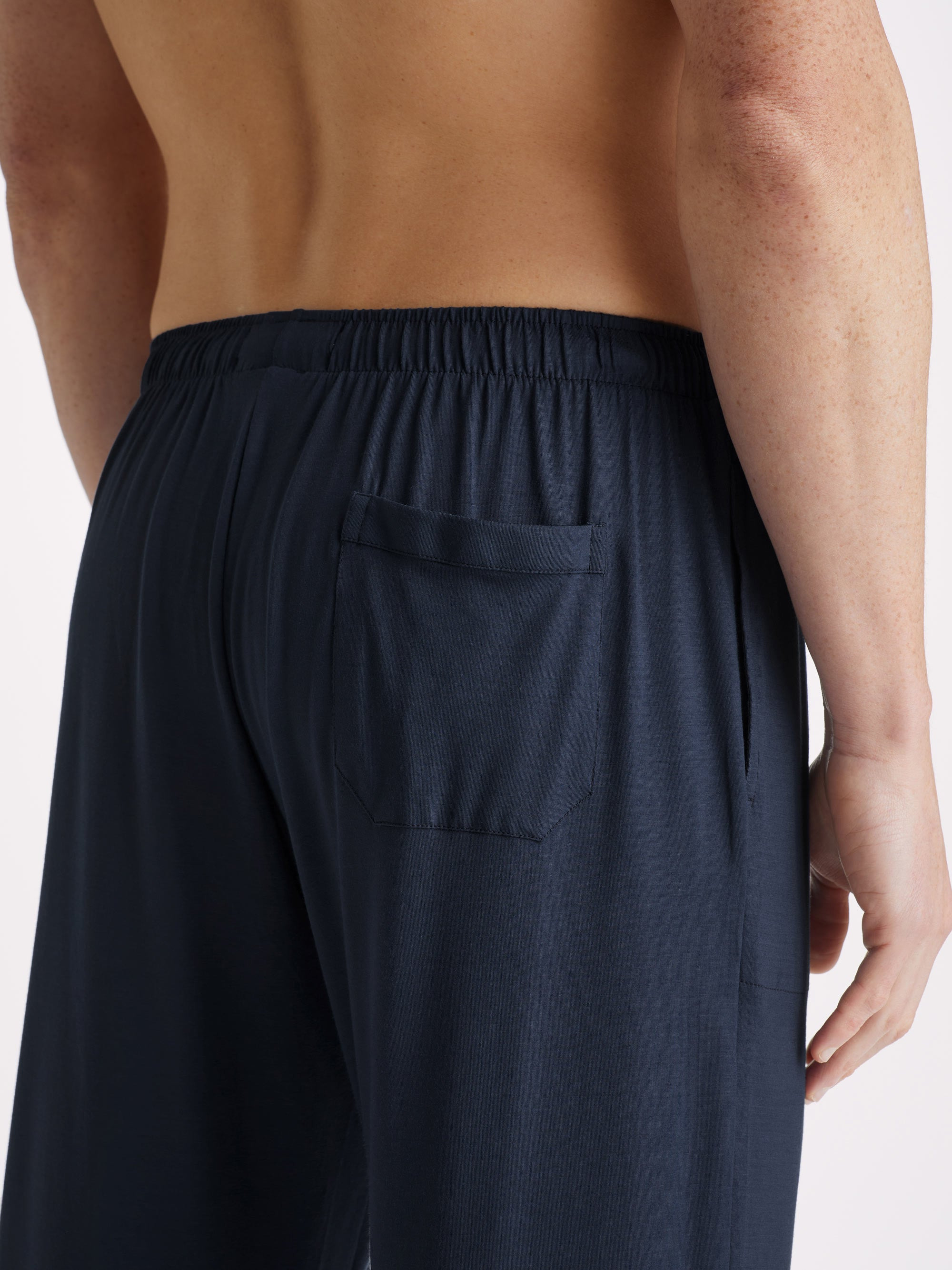 Men's Lounge Trousers Basel Micro Modal Stretch Navy - 6