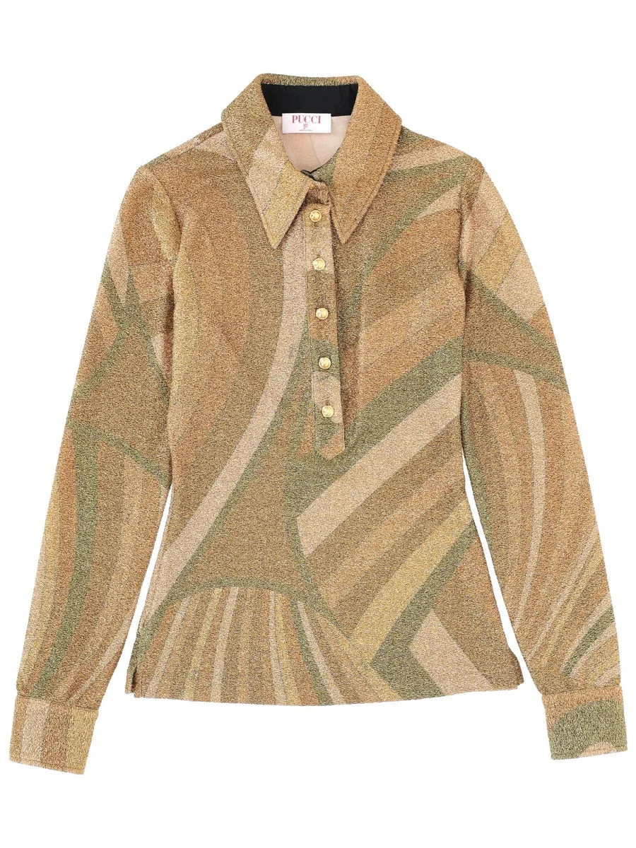 Pucci Women "Iris" Print Top - 1