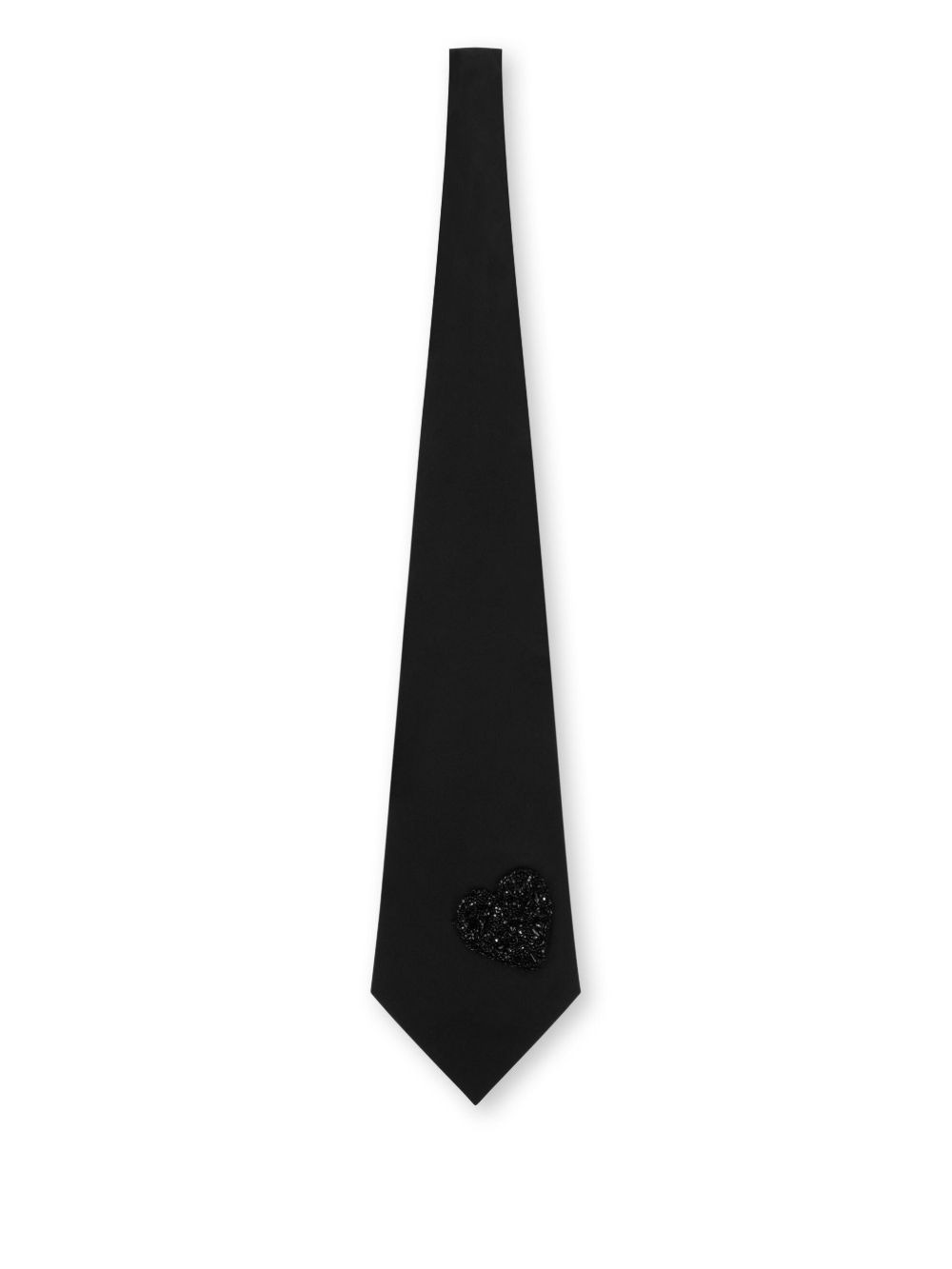 crystal-embellished tie - 1