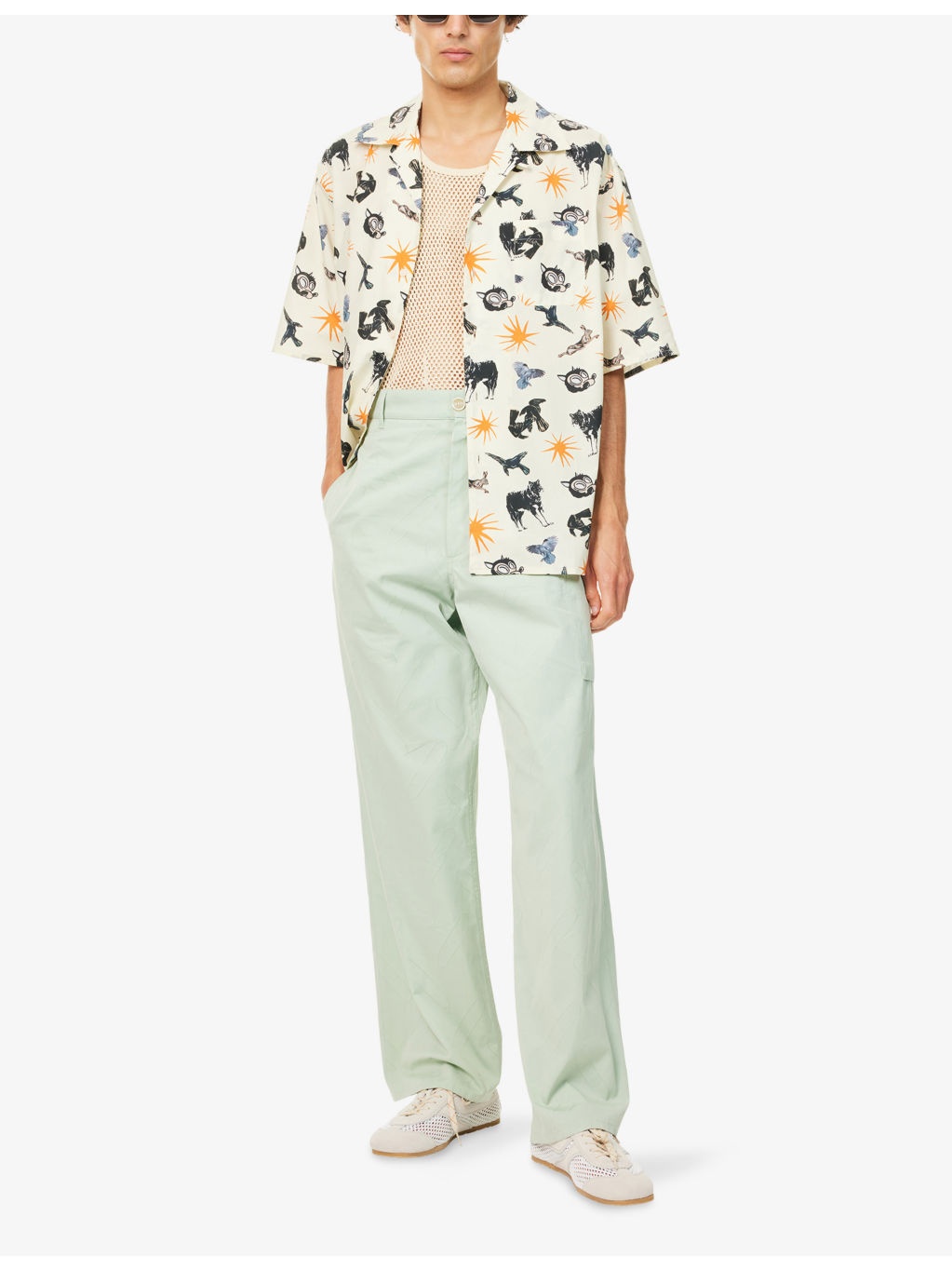 Notched-Collar Boxy-Fit Cotton Bowling Shirt - 2