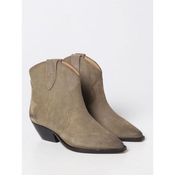 Isabel Marant Women Dewina Suede Cowboy Ankle Boots - 2