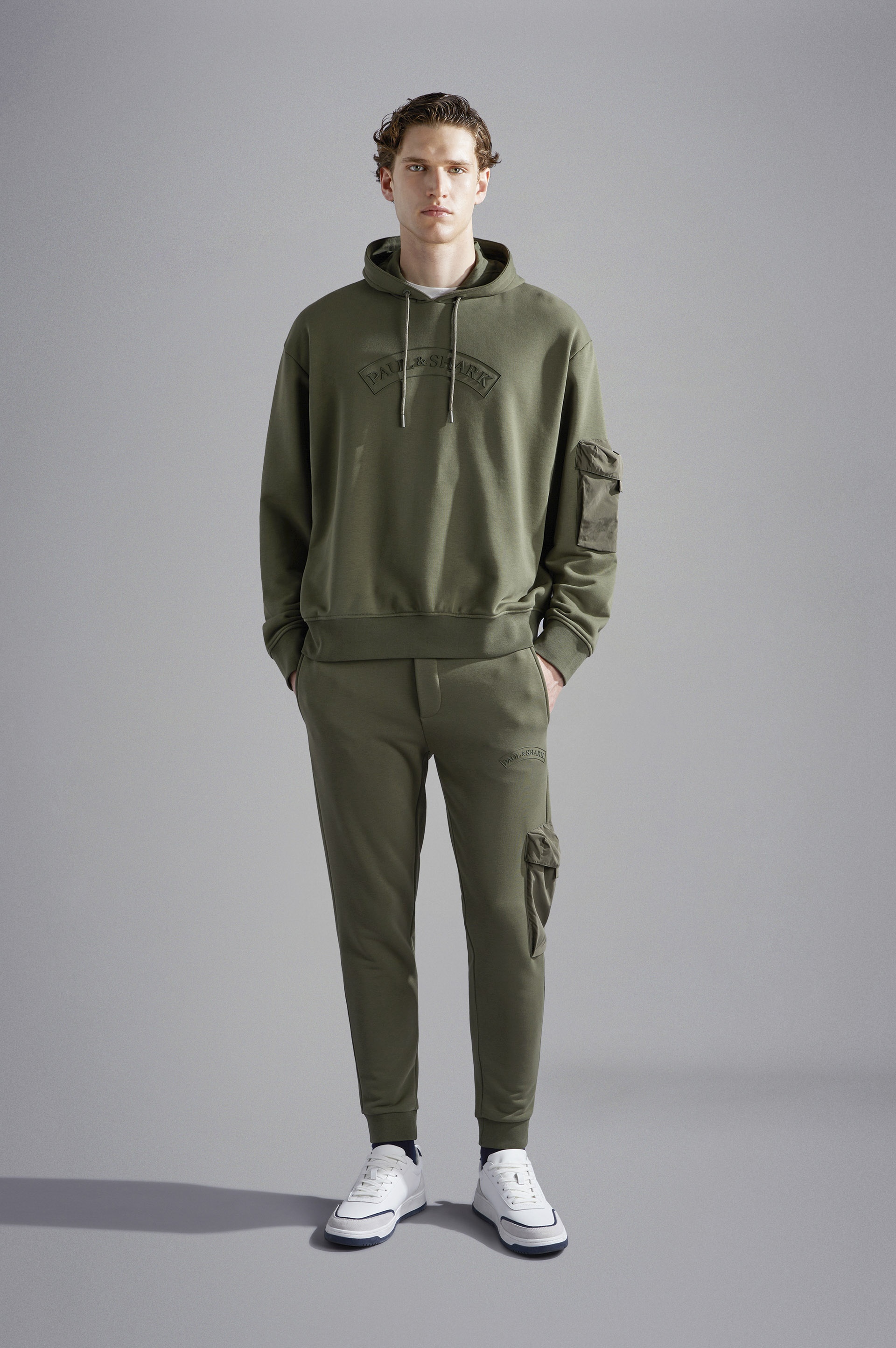 ACTIVE FLEECE COTTON HOODIE - 2