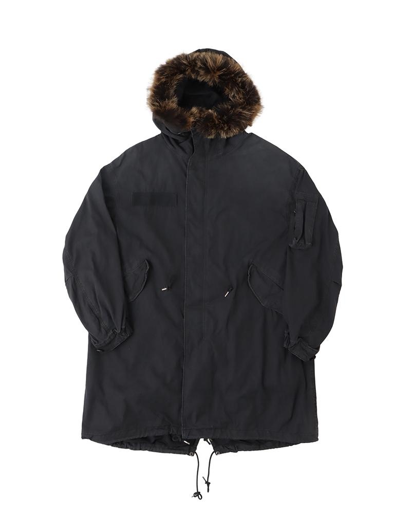 SIX-FIVE FISHTAIL PARKA BLACK - 1