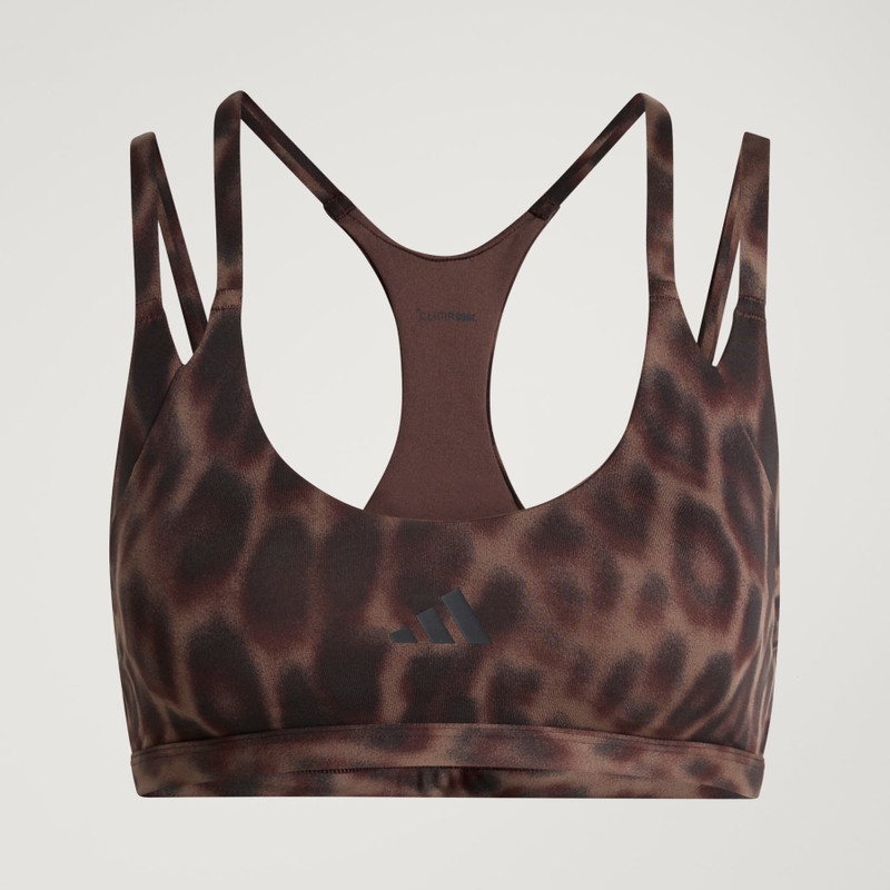 Optime Leopard Strappy Light Support Bra 4