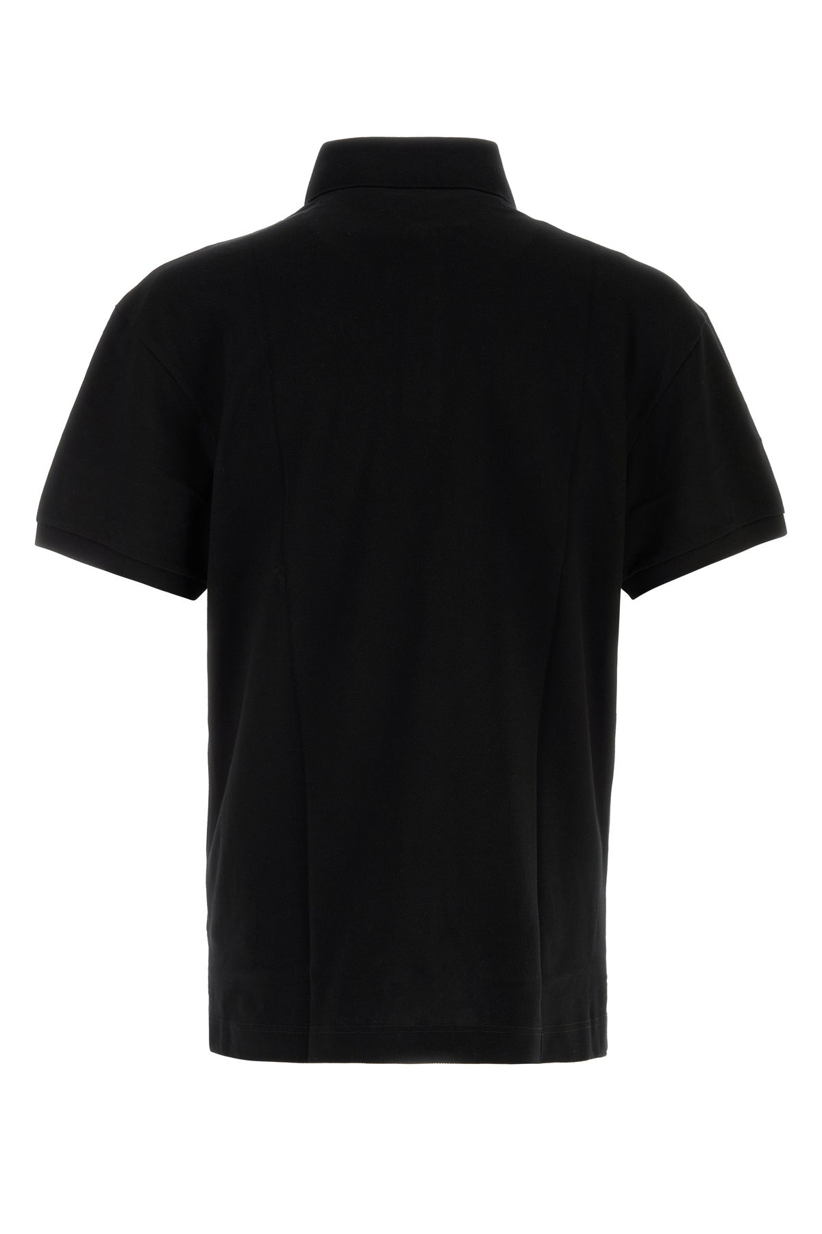 Black piquet polo shirt - 2
