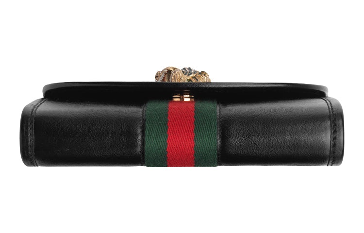 (WMNS) Gucci Rajah SeriesClutch Chain Single Shoulder Bag mini Black 573797-0OLHX-8389 - 7