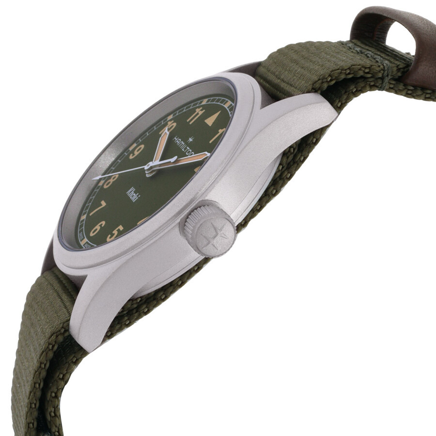 Hamilton - Hamilton Khaki Field Quartz Green Dial Ladies Watch H69301960 - 2