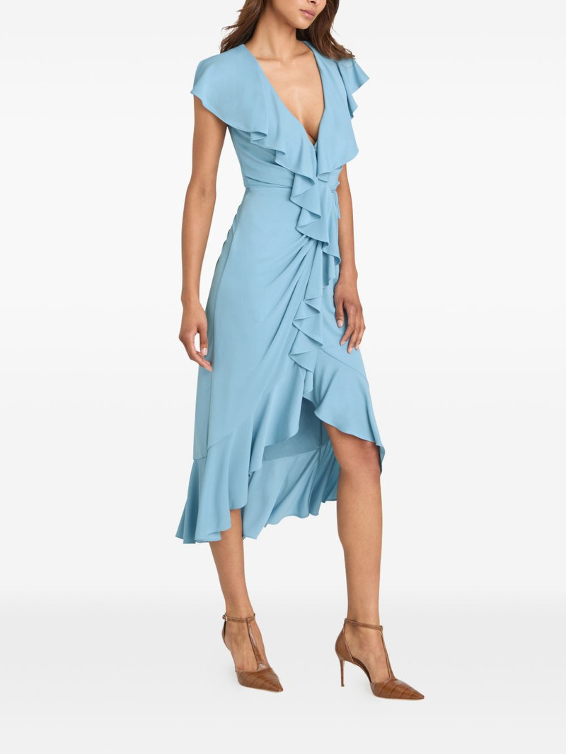 Malak ruffled asymmetric dress 3