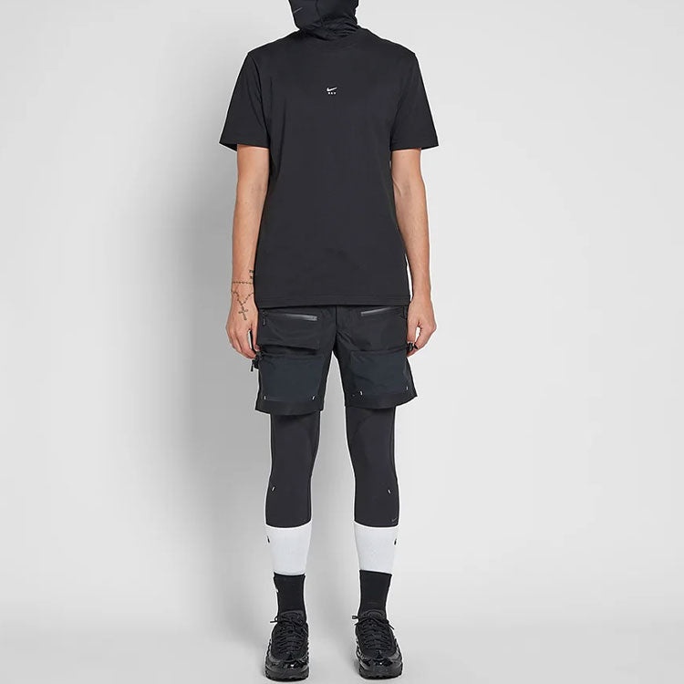 NikeLab X MMW Graphic Crossover Short Sleeve Black AA4244-010 - 5