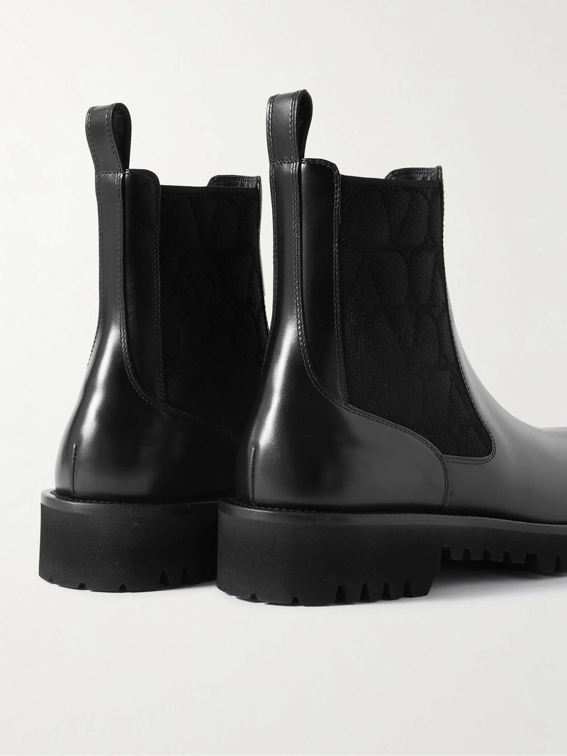 Toile Iconographe Glossed-Leather Chelsea Boots 5