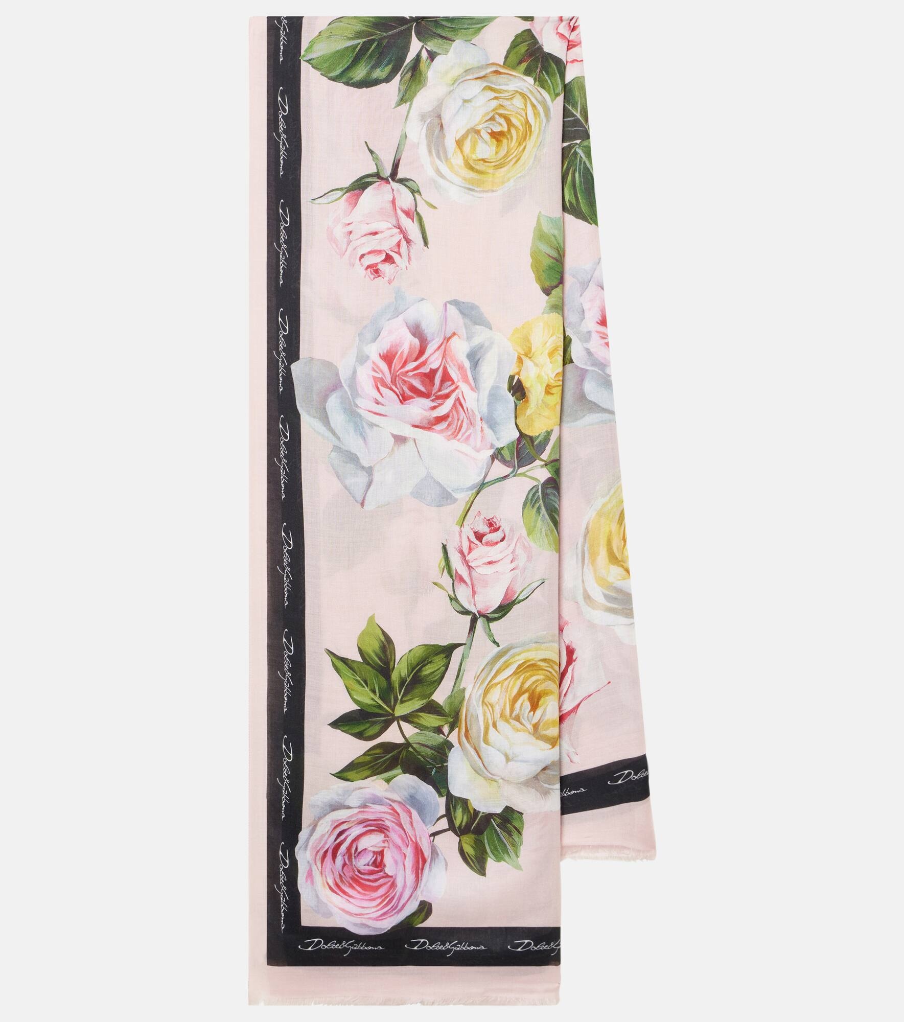 Floral scarf - 1