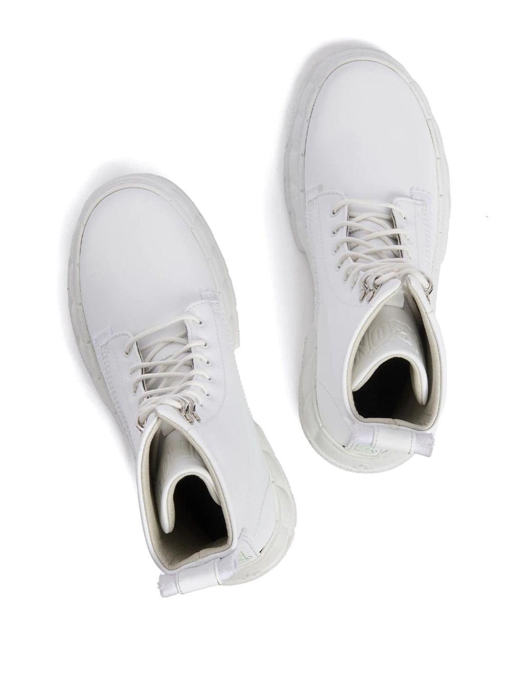 lace-up combat boots - 4