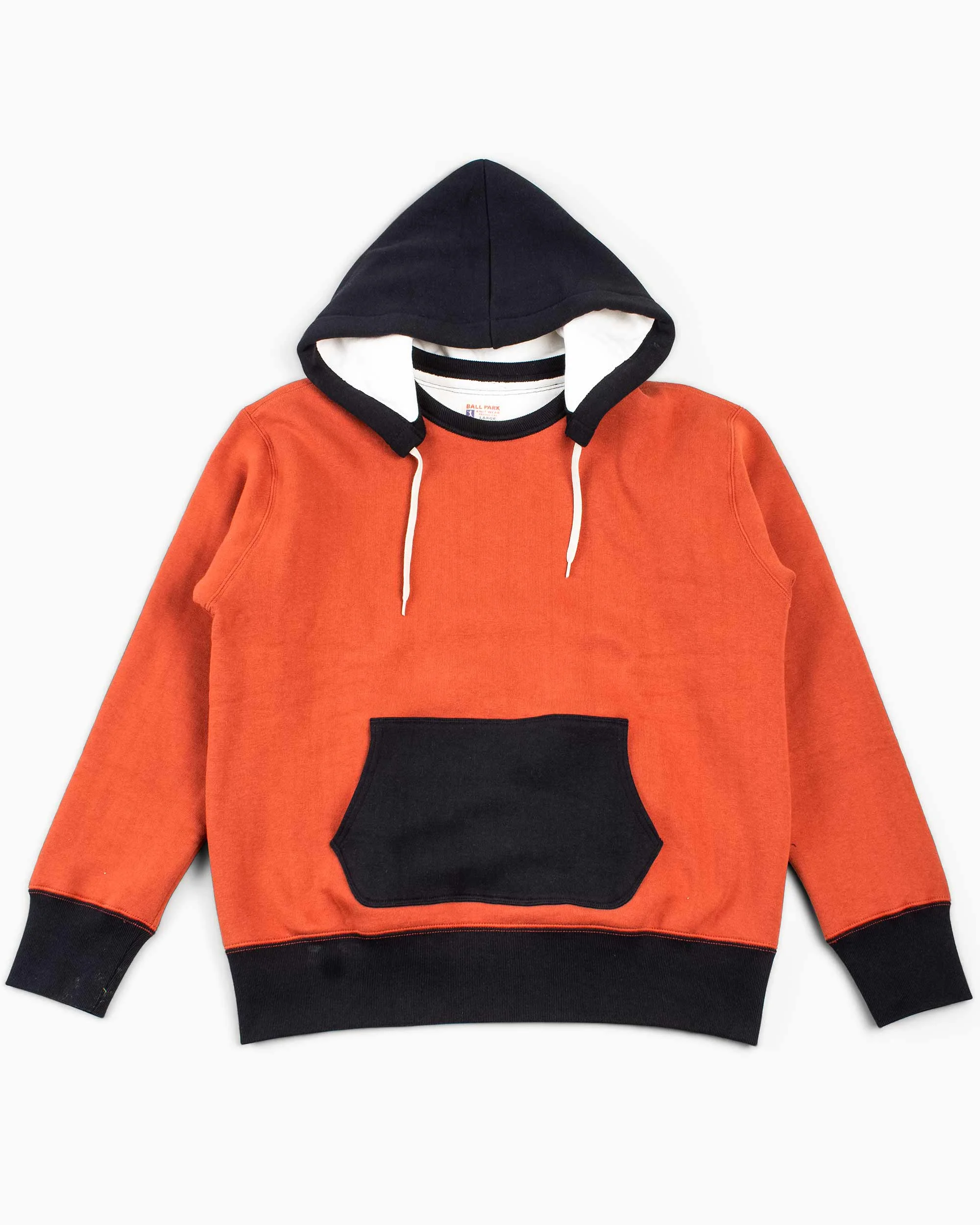 MC20119 Double Face After-Hooded Sweatshirt Burgundy/Black - 1