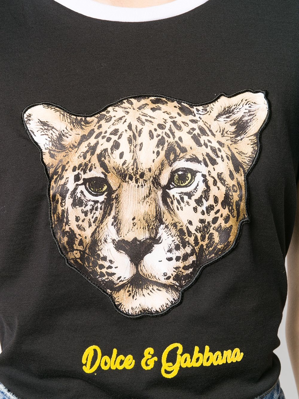 leopard print T-shirt - 5