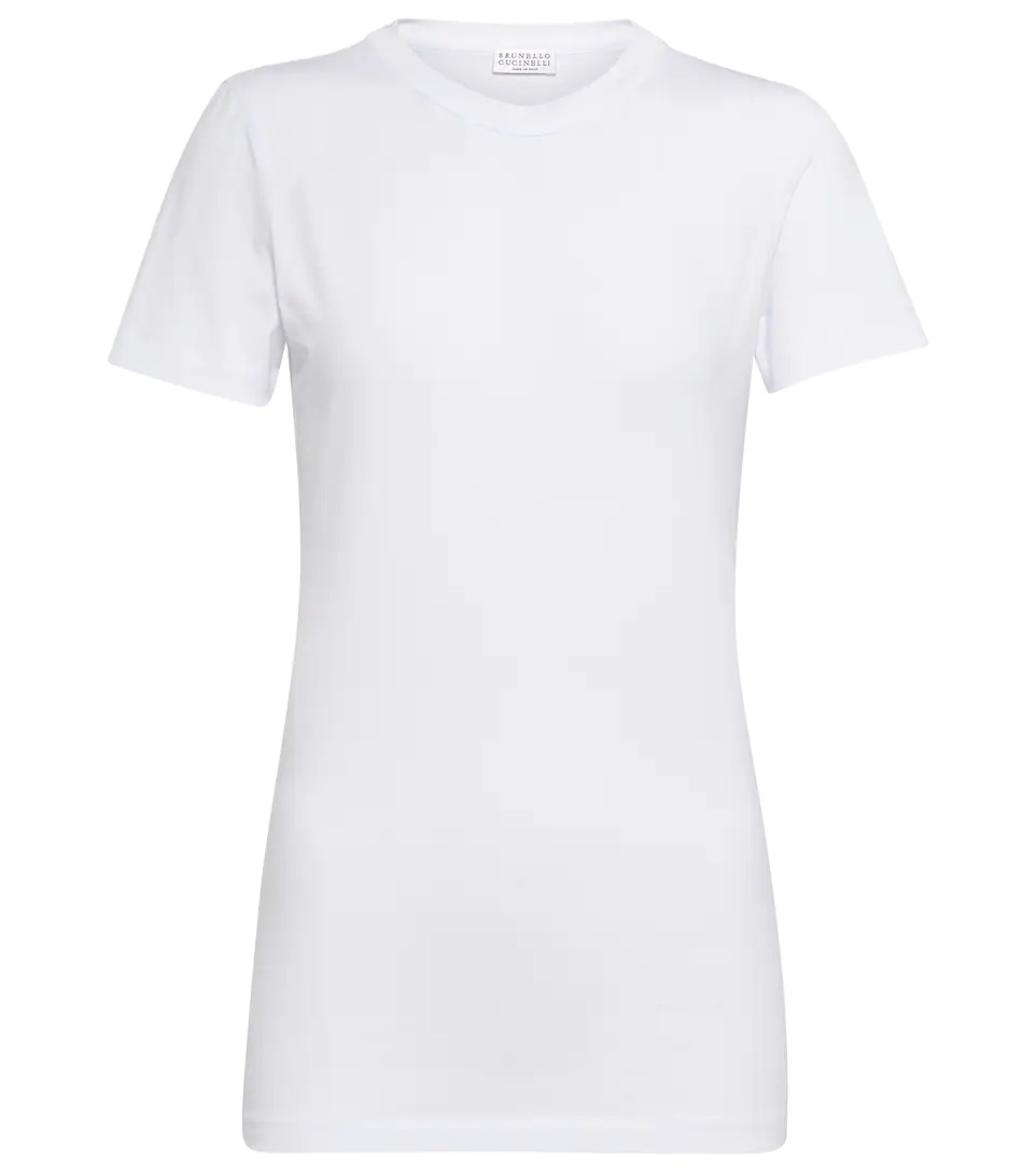 Cotton-blend T-shirt - 1