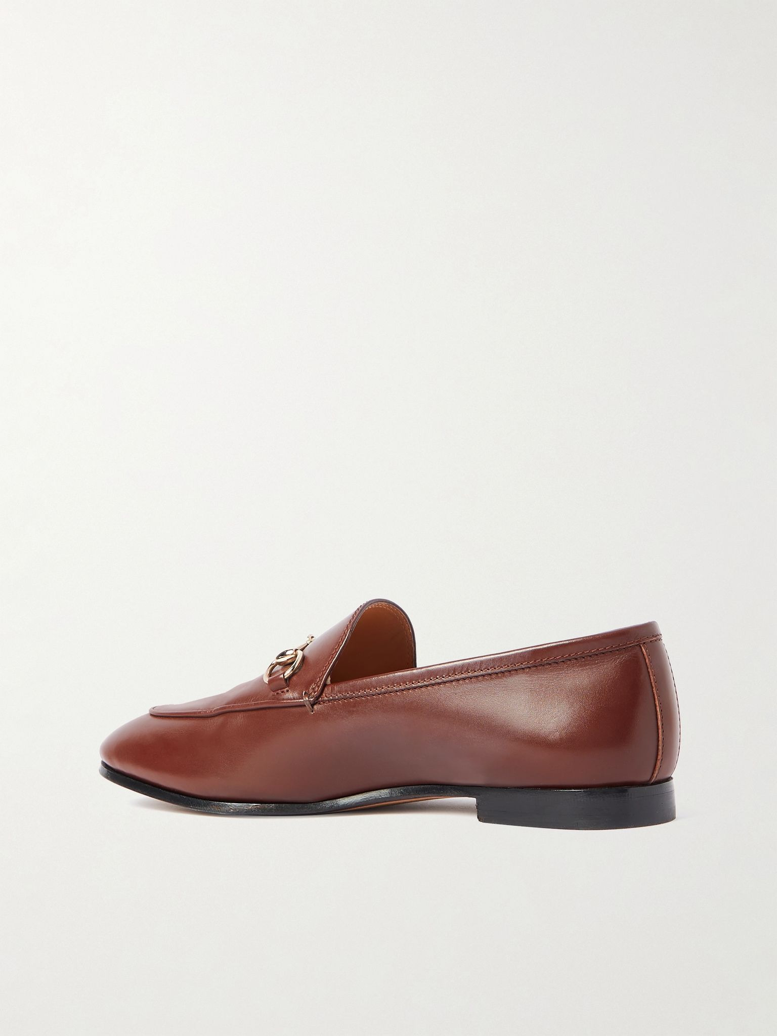 Jordaan horsebit-detailed leather loafers Brown - 3