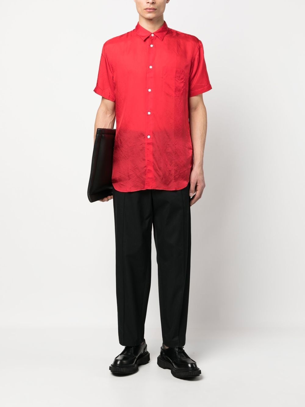 short-sleeves classic-collar shirt - 2
