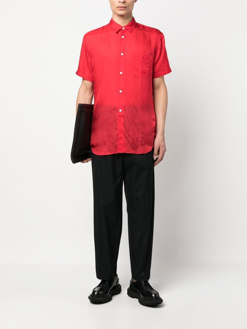 Comme des Garçons SHIRT short-sleeves classic-collar shirt outlook