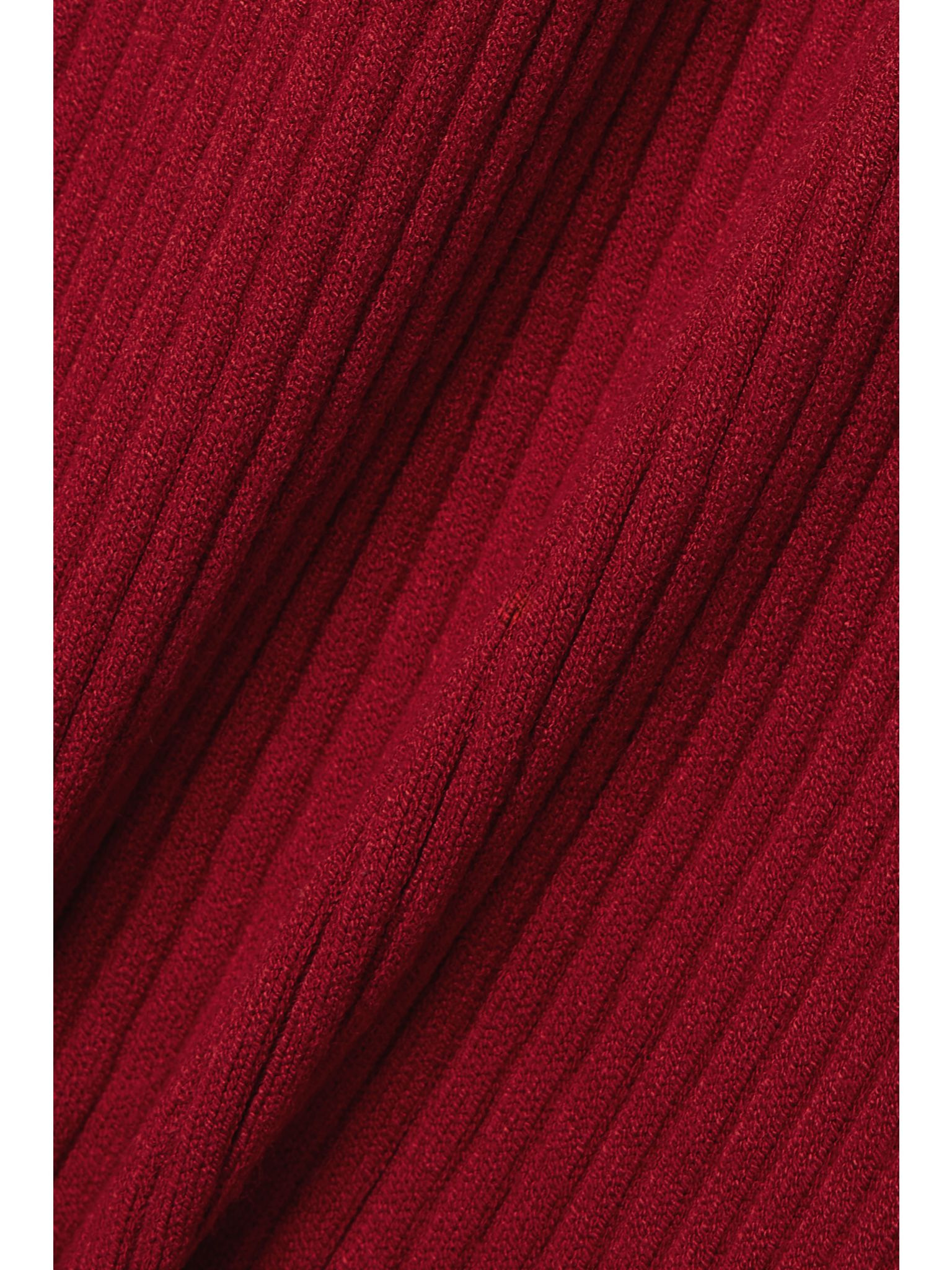 Reedition appliquéd ribbed-knit tank Red - 5