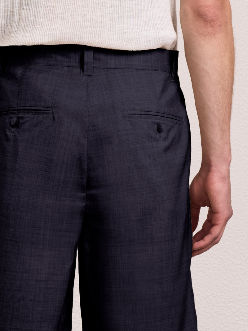 SERENO TROPICAL WOOL SHORTS 4