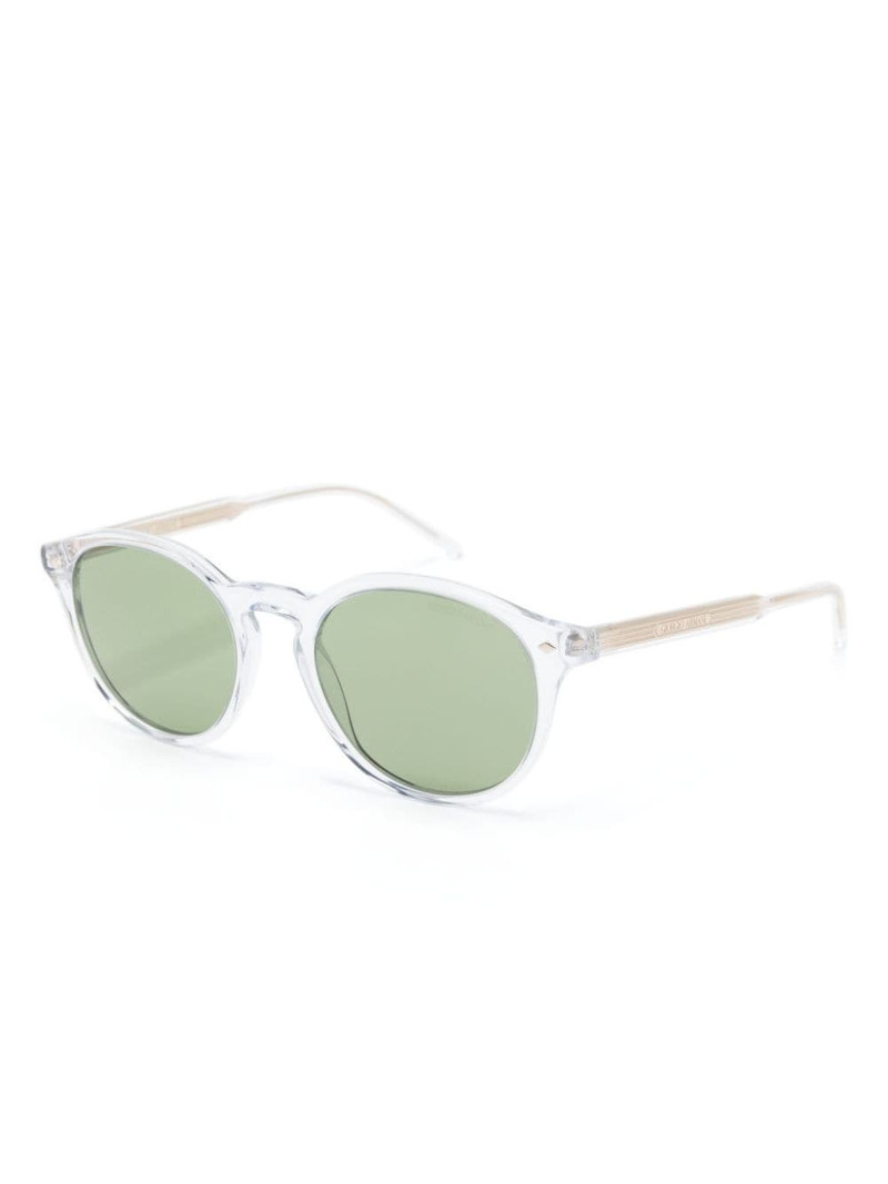 GIORGIO ARMANI pantos-frame sunglasses outlook