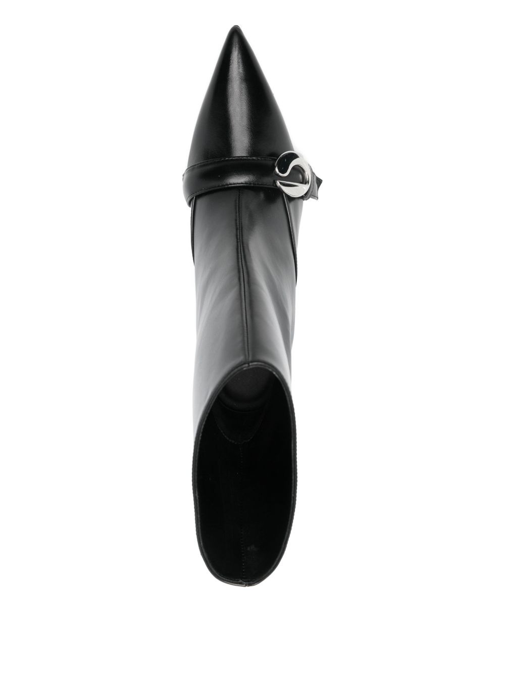 70mm buckle-fastening pointed-toe boots - 4