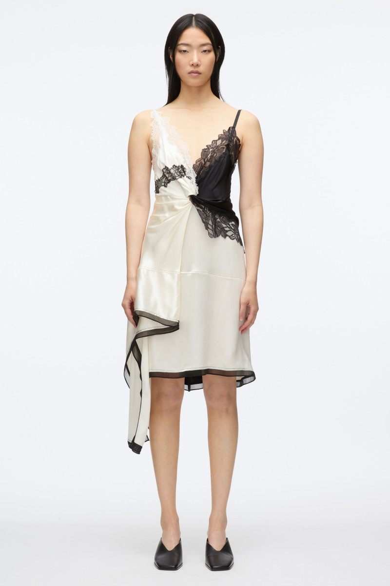 3.1 Phillip Lim Liquid Satin Twist Slip Dress outlook